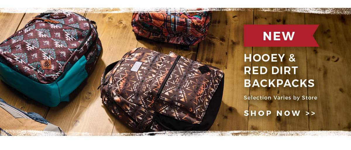 New Hooey & Red Dirt Backpacks